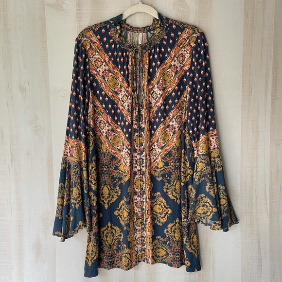 Free People Magic Mystery Tunic Size Large Dress - Picture 4 of 10